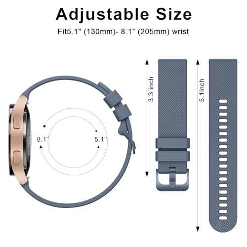 Correa de silicona para reloj Garmin 22 mm miniatura 4