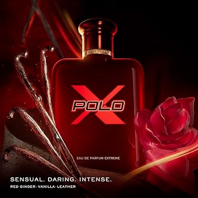 RALPH LAUREN FRAGRANCES - Polo Red Extreme - Cologne for Men - With Red Ginger, Vanilla and Leather