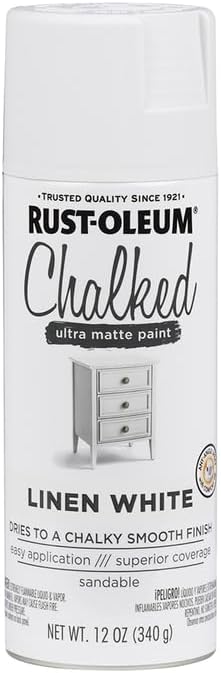 Rust-Oleum Linen White Chalked Spray Paint (6 Pack)