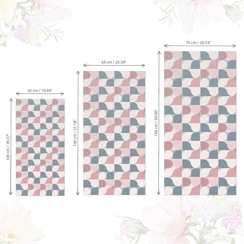 Vinilo para muebles antisuciedad lavable autoadhesivo 65x130 cm geométrico 5
