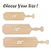 BATTIFE [2Pack] 15inch Sorority Paddle - Greek Fraternity Paddle, Unfinished Wooden Frat Paddle, Solid Pine Wood Paddles