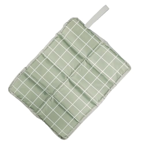 ジアン 折りたたみ座布団 クッション サウナマット レジャーシート 1人用 シートクッション たためる 洗える サ活 スポーツ観戦 アウトドア キャンプ 登山 ピクニック コンパクト (チェック グリーン)