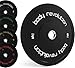Price comparison product image Body Revolution Olympic Bumper Plates - 5kg Weight Plates Set - Rubber Coated 25mm / 2 Inch Olympic Weight Plates Pairs for Barbell Weights - Strength Training and Body Building Equipment