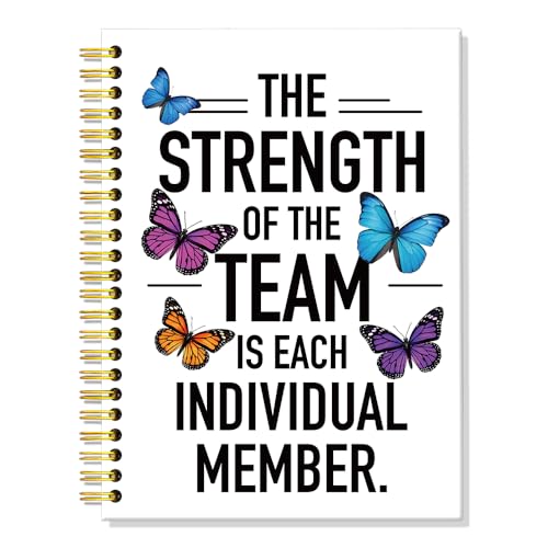 ERHACHAIJIA Team Strength Hardcover Notebook 160 Pages