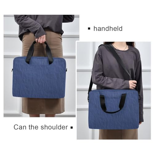 Bolso bandolera para portátil 15.6 pulgadas azul marino miniatura 2