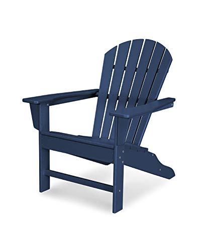 Polywood Sba15Nv South Beach Adirondack Chair, Navy #TOP10