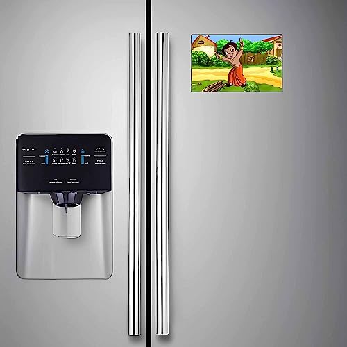 Image of MDF Cartoon ChotaBheem785 Fridge Magnet for Refrigerator Home, Kitchen and Office Decoration Multicolor