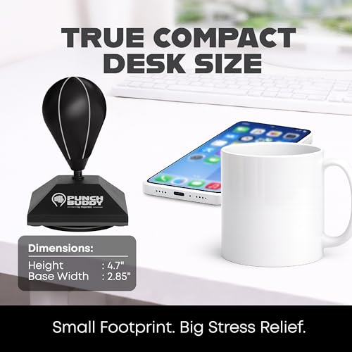 Punch Buddy Desktop Punching Bag – Desk Fidget Toy for Stress Relief & Focus – Mini Suction Cup Punch Ball with Patented Griply™ Technology – Office Stress Reliever for Adults, Teens & Coworkers by Punch Buddy - Used condition - Image 7
