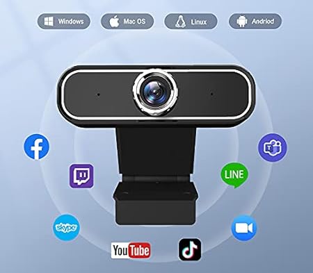 Amazon Co Jp ウェブカメラ Webカメラ 蔵出し大特価 2k超 400万画素 解像度2560 1440p 内蔵マイク Usbカメラ 自動ノイズ低減 テレビ会議 チャットツール Skype Zoom オンライン授業 適用 1年間メーカー保証 パソコン 周辺機器