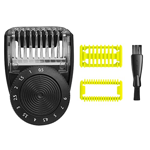 Oneblade Guards, Guide Comb for Philip Norelco Oneblade Pro Precision Comb for Oneblade Pro Hybrid Electric Trimmer Shaver, QP6510 12-length Adjustable Comb 0.5 to 9 MM Norelco Replacement Guard Cover
