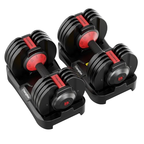 Upgraded Adjustable Dumbbells Set 52.5 lbs/25 lbs, 15/9 Weights D...