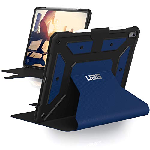 UAG Folio iPad Pro 12.9-inch (3rd Gen, 2018) Metropolis Feather-Light Rugged [Cobalt] Military Drop Tested iPad Case with Apple Pencil Holder