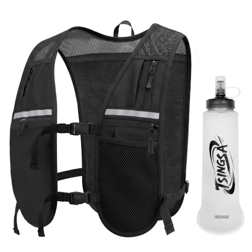 Hydration Backpack Running Vest with 500ml Water Bottle