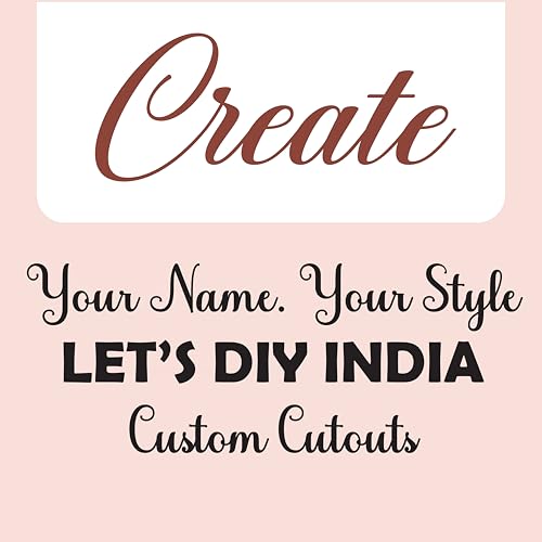 Image of LET'S DIY Customise Personalized Text Cutout Letters & Numbers - MDF Alphabets for Name Plates, Decorations, Art & Craft Projects - Premium, Versatile, and Easy to Paint (Cursive Letters)