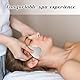Gua Sha Stein, Edelstahl Gua Sha Stein für Kieferformung & Schwellungsreduktion, Hautpflege Geschenk für Gesicht, Augen, Hals, Körper (Silber)