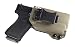 Fierce Defender IWB Kydex Holster Glock 19 23 32 w/Olight PL-Mini Valkyrie The Winter Warrior Series -Made in USA- GEN 5 Compatible (Flat Dark Earth)