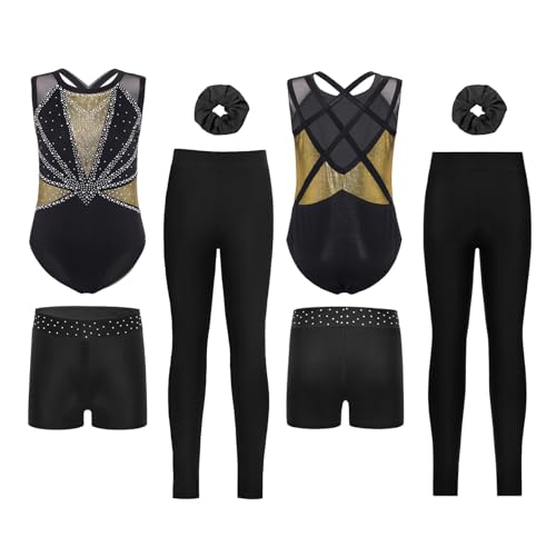 Trajes de gimnasia cómodos para el entrenamiento diario en la academia de baile infantil