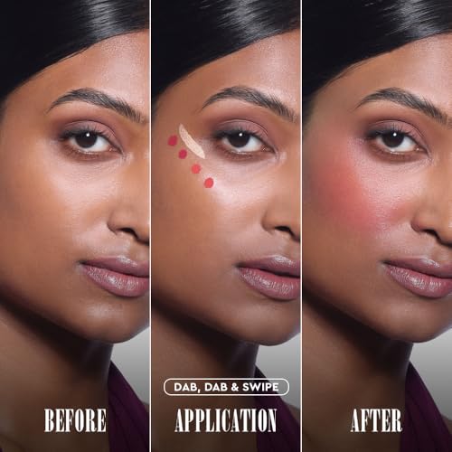 Image of Kiro Glow On The Go 3-in-1 Blush & Highlighter - Sundowner Spritz, 3.5ml | Infused with Hyaluronic Acid & Peptides, Clean, Vegan, Hydrating Formula