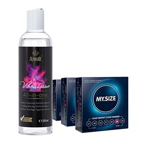 Vibratissimo Play Gel all-in-one 250 ml y pack de 3 condones...