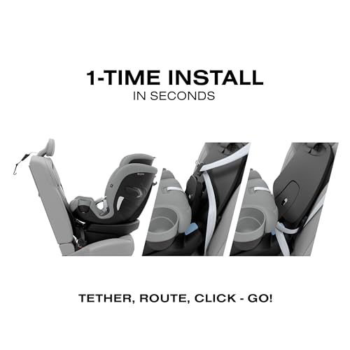 Image of Callisto G 360 Rotating All-in-One Convertible Car Seat - Stone Grey