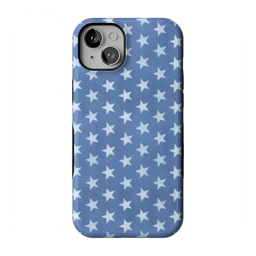 Casely iPhone 15 Case | Coastal Blues | Denim Stars
