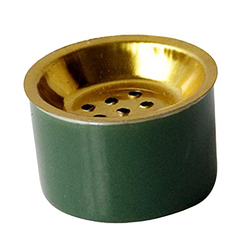 Quemador de incienso de cerámica con forma de cono para escritorio, yoga, spa, decoración de oficina