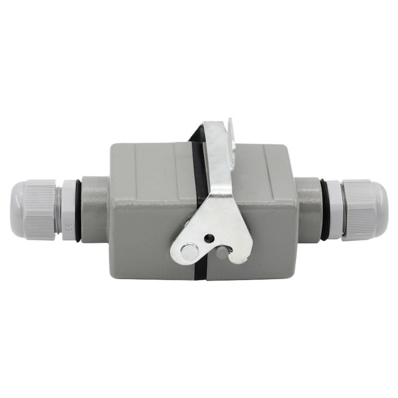 HDC-HE-004-Ⅵ Rectangular Heavy Duty Connector 4 Core Butt Industrial Waterproof Socket 500V 16A