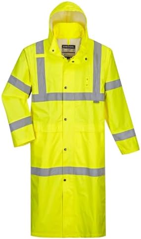 Portwest H445 Hi-Vis Rain Coat Mens