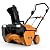 20" Cordless Snow Blower(No Battery), Compatible with Dewalt 20V Max Battery, Brushless Snow Thrower with Directional Plate & LED Lights, Electric Snow Blower Ideal for Walkways and Driveways