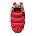 Manyo Chanceliere Universelle pour Poussette, Couverture pour Poussette Sac de Couchage Bébé Hiver, Accessoire Poussette Chaises Porte-Bébé (Rouge)