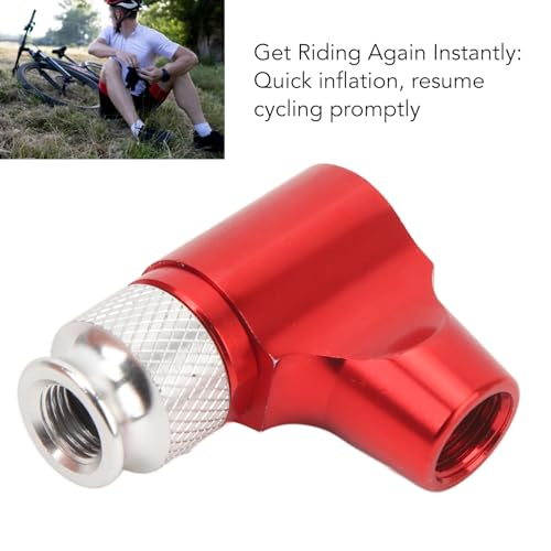 Adaptador de Co2 para Pneu de Bicicleta, Inflador Universal de Pneus de Bicicleta Com Co2, Operação