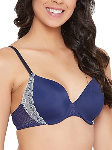 Image of Clovia Women's Padded Underwired Demi Cup T-Shirt Bra