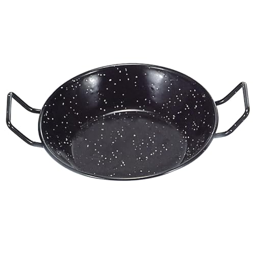 GARCIMA Sartén Doble Honda Con Asas Esmaltada 40 cm.