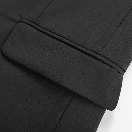 Men's Double Breasted Suit Jacket Button Solid Slim Sports Coats Prom Party Wedding Business Blazers 6