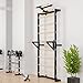 Gsskny Adjustable Dip Bar Attachment for Swedish Ladder | Non-Slip Double-Bar Handles | Heavy Duty Parallel Bars | Quick-Install Dip Bars Height & Width Adjustable, 330lb Capacity