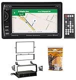 Audiosavings Bundle: PDN-621HB 6.2' Car Navigation Bluetooth Receiver Bundle with 99-7581 Vehicle Mount & 70-7550 CD Player Wire Harness for 05-07 Nissan Frontier (3 Items)
