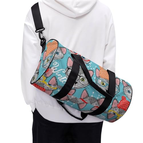 Sac de voyage chat en peluche pour vos week-ends et rando - 6