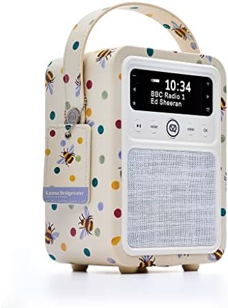 VQ Retro Mini Portable Dab Radio with Bluetooth Speaker and Aux - Dab+ ...