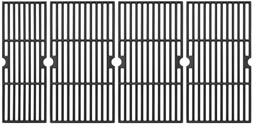 DELSbbq Cast Iron Grill Grates for Charbroil Performance 6 Burner Grills 463245917 463238218 463276517 463276617 463277918 466245917, Cooking Grids Replacement for G470-0002-W1 G470-0003-W1