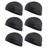 男性用安全スポーツシューズスチールトゥ キャップピース帽子キャップとランニングライナーサイクリング女性キャップ男性6ヘルメット用ウィッキングスカルスウェットスカルスポーツの安全性 眼鏡の上のスポーツ安全ゴーグル (black, One Size)