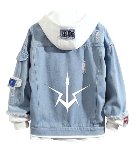 Anime Code Geass Denim Jacket Hoodie Pullovers Sweater Sweatshirt Fleeces Costume