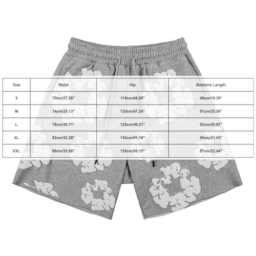 Negro Pantalon Corto,Conjunto Verano Hombre Mujeres Estampado Floral Cuello Redondo Camiseta De Manga Corta Y Pantalones Cortos con CordóN AlgodóN Traje De Deporte Gris Rojo s m l xxl