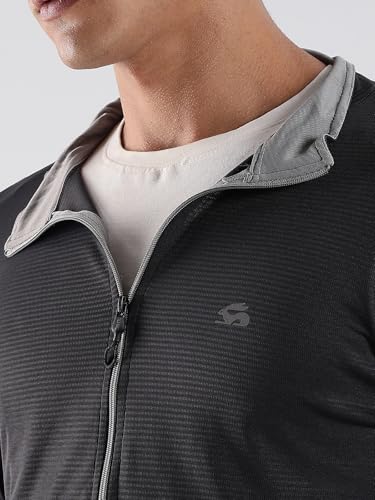 Image of ADRO Sunscreen Jacket for Men UV Sun Advanced Protection Running Jackets For Men Biker Jackets with Zipper Sports jacket for men