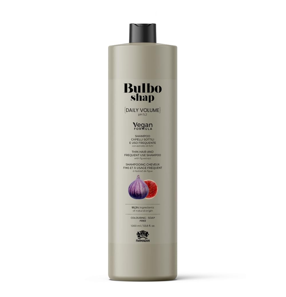 Farmagan Bulbo Shap Daily Volume Shampoo 1000ml | shampoo per capelli sottili e uso frequente
