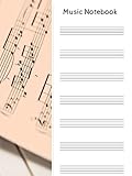 Music Notebook: Blank sheet music notebook to be used as music manuscript. 7 Staves per pages. (Music Books)