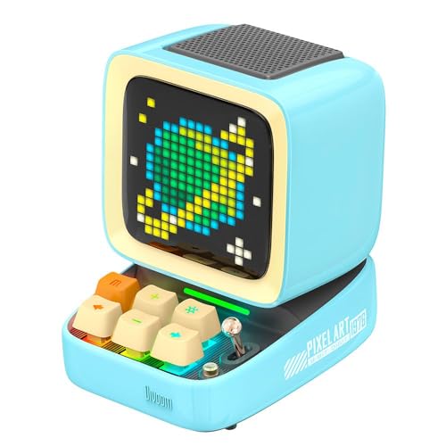 divoom Ditoo 756424 Pro Bluetooth-Mini-Lautsprecher, Blau