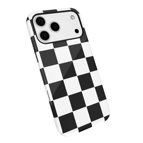 Coque iPhone 17 Pro plastique rigide motif treillis anti-rayures et legere