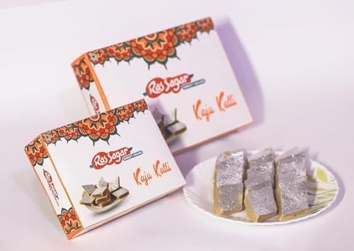Ras Sagar Sweet House Sweets Kaju Katli | Kaju Burfi | Made With Fresh Cashew Nuts and Traditional Indian Kaju Sweet | Sweets Gift Box | Pack of 1 (1 Kg) 2