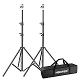 Neewer 2 Packs 260cm de Soporte Luz Ajustable con Mini Cabeza Giratoria de 360 Grados y Bolsa de Transporte Grande para HTC Vive VR Equipo Fotografía y Video Estudio