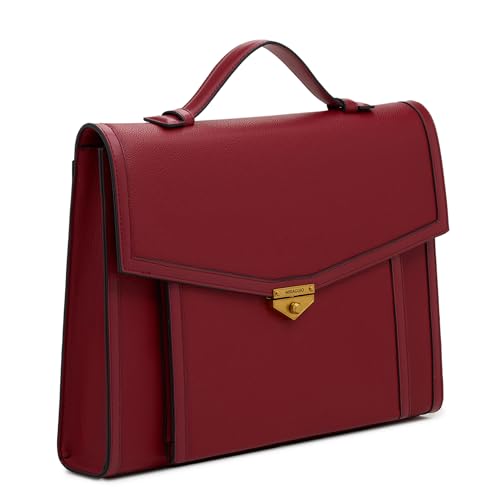Image of Miraggio Kinsley Laptop Bag | 14 inch Padded Laptop Sleeve With Adjustable & Detahcable Strap | Unisex Laptop Bags For Office | Laptop Cover Bag